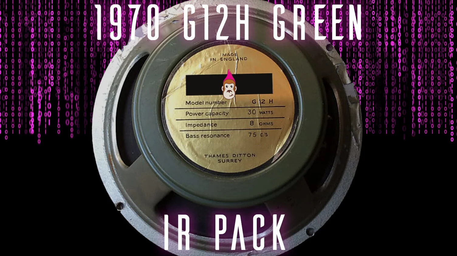 1970 G12H Green Impulse Response Pack — Official Tone Junkie Store